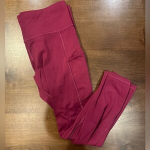 Athleta 7/8 Leggings w/pockets
